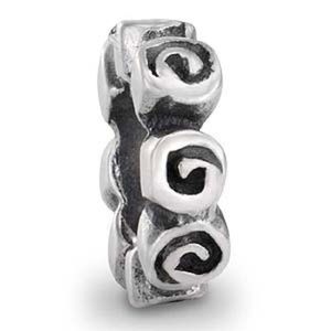 Genuine Pandora Sterling Sliver Rose Spacer